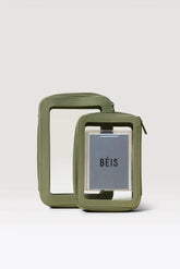 The In Flight Cosmetic Set in Olive