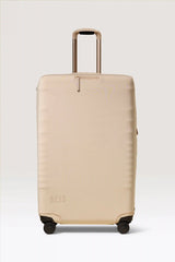 The Large Check-In Luggage Cover in Beige