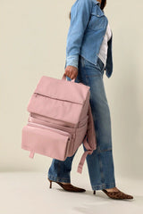 The Ultimate Diaper Backpack in Atlas Pink