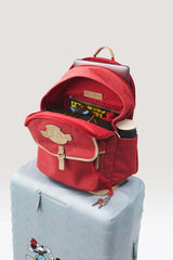 The Disney Backpack in Red Jeans