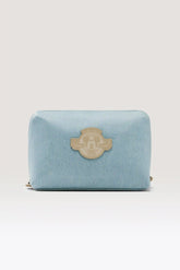 The Disney Medium Cosmetic Pouch in Blue Jeans
