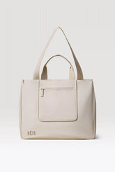 The East To West Tote in Beige