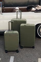 The Medium Check-In Luggage Cover in Olive