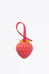 BÉIS x poppi The Mirror Bag Charm in Strawberry