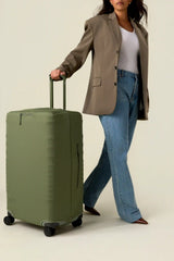 The Large Check-In Luggage Cover in Olive