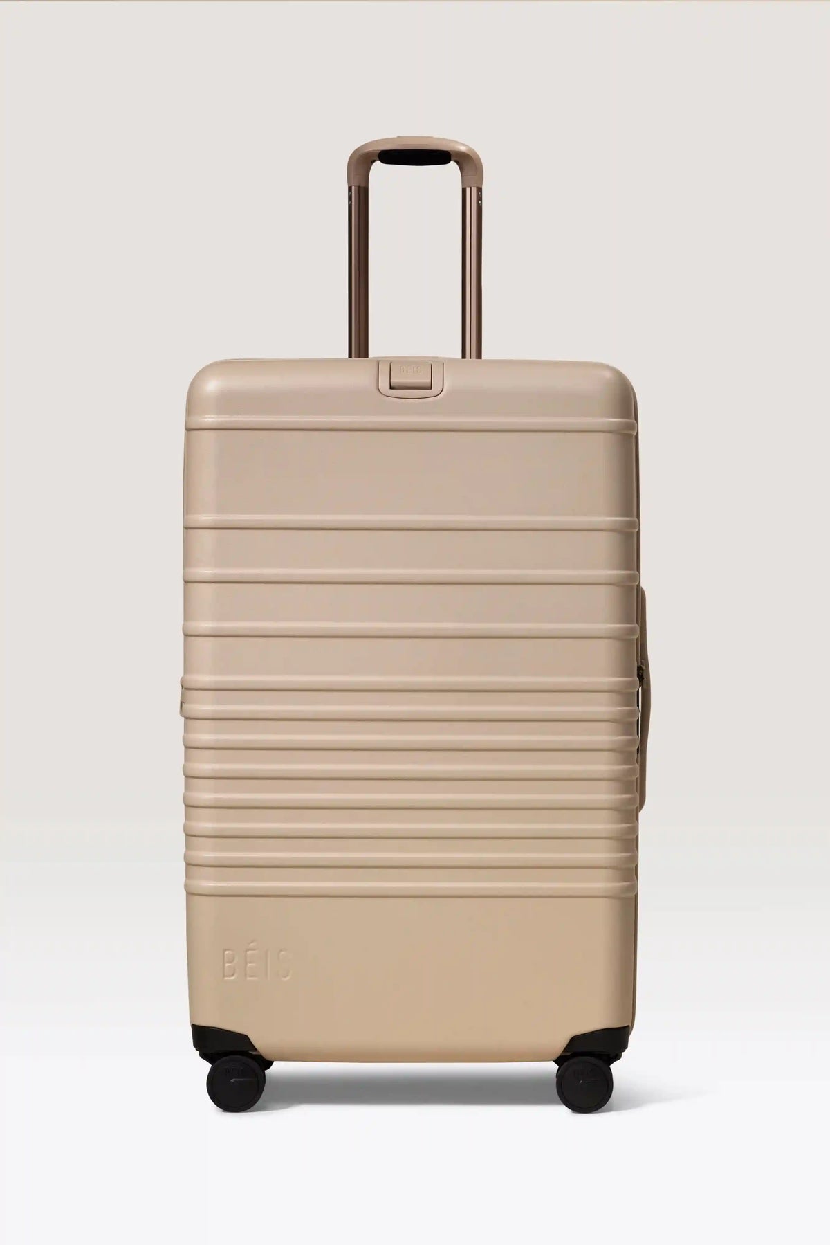 The Large Check-In Roller in Beige