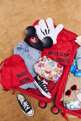 The Disney Large Check-In Roller in Mickey Mouse Red