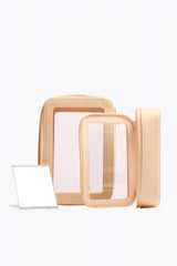 The In Flight Cosmetic Set in Beige