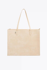 The Large Work Tote in Beige